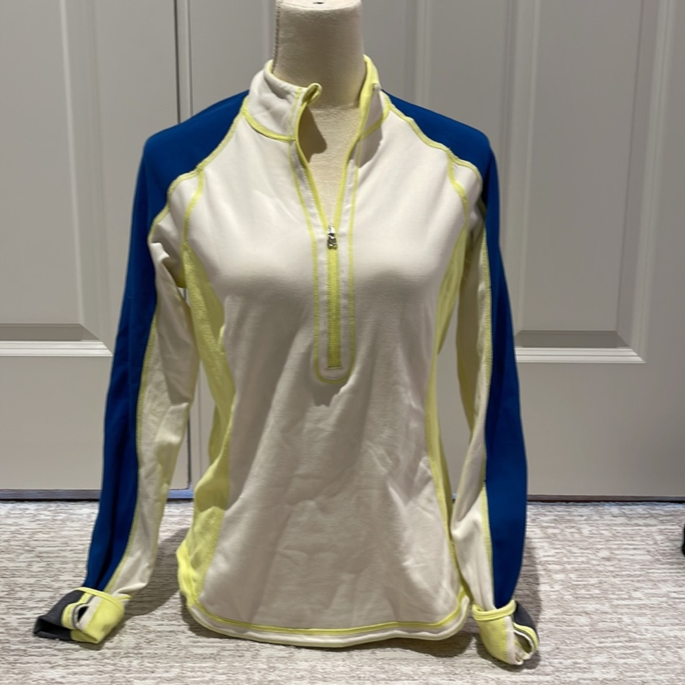 Vintage Lululemon reversible Run U turn half zip